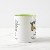 Fun Script kaufen Mehr Pflanze Pflanze Lover Zweifarbige Tasse (Mittel)