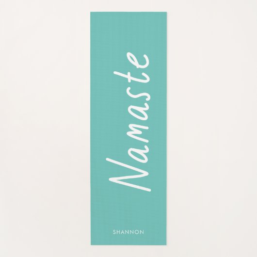 Fun Script Name Personalisiert Yogamatte (Vorderseite)