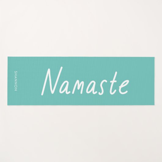 Fun Script Name Personalisiert Yogamatte (Vorderseite (Horizontal))