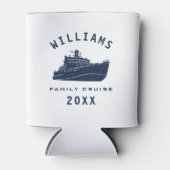 Fun Sea Cruise Ship Family Wiedersehen Sommerurlau Dosenkühler (Vorderseite)