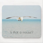 Fun Sea Gull Bird mit Blick auf eine Maus Mousepad (Vorne)