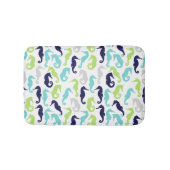 Fun Sea Horses Muster Badematte (Vorderseite)