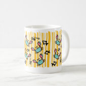 Fun Seafood Crab Fish  Kaffeetasse (VorderseiteRechts)