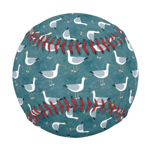 Fun Seagull Pattern Baseball (Vorderseite)