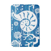 Fun Seashell Muster Strandbad matte (Vorderseite Vertikal)