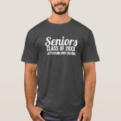 Fun Senior Grad Personalisiert Class of 2023 T-Shirt (Vorderseite)