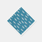 Fun Shark Underwater Themed Serviette (Ecke)
