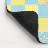 Fun Sheep: Country Style, Imitate Patchwork Mousep Mousepad (Ecke)