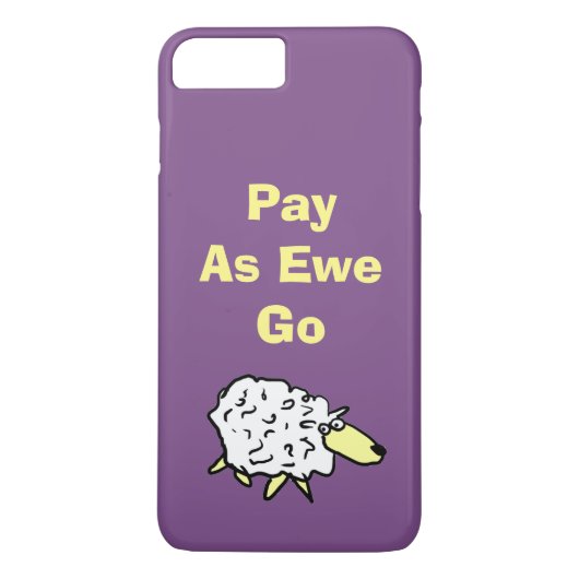 Fun Sheep Design zahlt sich aus, wenn es soweit is Case-Mate iPhone Hülle (Rückseite)