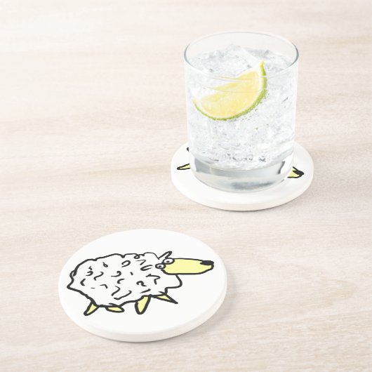 Fun Sheep Getränkeuntersetzer (Seite)