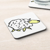 Fun Sheep Getränkeuntersetzer (Linke Seite)