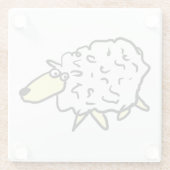 Fun Sheep Glasuntersetzer (Rückseite)