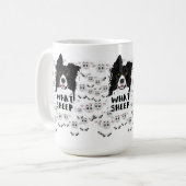 Fun Sheep Herding Dog & Sheep Kaffeetasse (Vorderseite Links)
