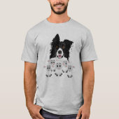 Fun Sheep Herding Hund T-Shirt (Vorderseite)
