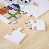 Fun Sheep Herding Weihnachtsbaum Puzzle (Seite)