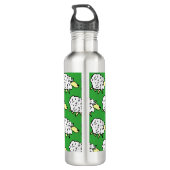 Fun Sheep im Stil eines Cartoon Edelstahlflasche (Rückseite)