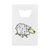 Fun Sheep im Stil eines Cartoon Geldbeutel Flaschenöffner (Rückseite)