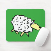 Fun Sheep im Stil eines Cartoon Mousepad (Mit Mouse)