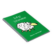 Fun Sheep im Stil eines Cartoon Notizblock (Rechte Seite)
