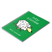 Fun Sheep im Stil eines Cartoon Notizblock (Linke Seite)