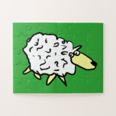 Fun Sheep im Stil eines Cartoon Puzzle (Horizontal)