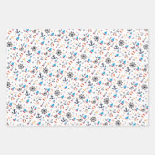 Fun Ship Ahoy Segelschiff Nautical Lighthouse Geschenkpapier Set (Vorderseite 3)