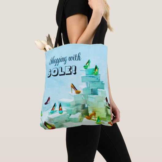 Fun Shopping Tote Tasche für Schuhliebhaber (Von Nahem)