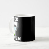 Fun Sick Seven Pixel Meme Halloween Costume Wordpl Kaffeetasse (Vorderseite Links)