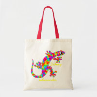 Fun Sidney Salamander Tiny Tote Bag