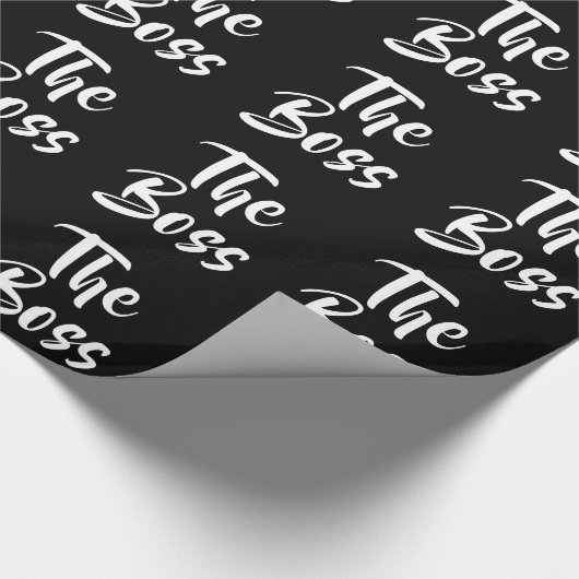 FUN SIE DEN BOSS GESCHENKPAPIER (Ecke)