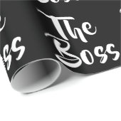 FUN SIE DEN BOSS GESCHENKPAPIER (Rolleneckpunkt)
