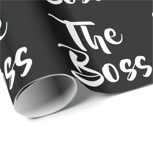FUN SIE DEN BOSS GESCHENKPAPIER (Rolleneckpunkt)
