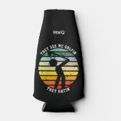 Fun SIE SEHEN MICH GOLFIN'THEY HATIN' Rüde Flaschenkühler (Vorderseite)