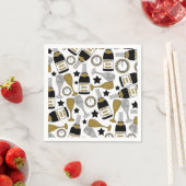 Fun Silvester Champagner Party Servietten (Beispiel)