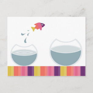 Fun Simple Message Postkarte