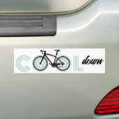 Fun Simple Modern Cool Down Bicycle Friendly Autoaufkleber (Auf Auto)