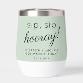 Fun Sip Hooray Geschichte Grüne Hochzeit (Rückseite)