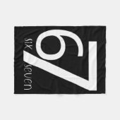 Fun Six Seven 6 7 Meme Design 6 7  Fleecedecke (Vorderseite (Horizontal))