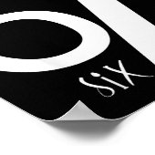 Fun Six Seven 6 7 Meme Design 6 7 Poster (Ecke)