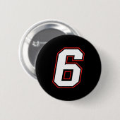 Fun Six Seven 6 7 Meme Design Button (Vorne & Hinten)