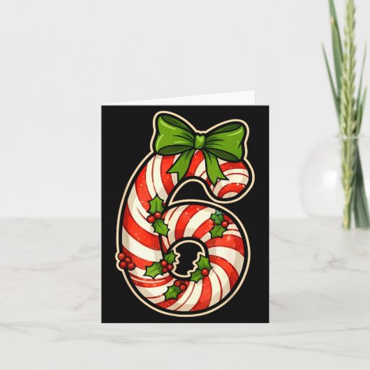 Fun Six Seven 6 7 Meme Design Christmas For Men Wo Karte (Vorderseite)