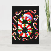 Fun Six Seven 6 7 Meme Design Couples Christmas Ca Karte (Vorderseite)