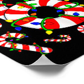 Fun Six Seven 6 7 Meme Design Couples Christmas Ca Poster (Ecke)