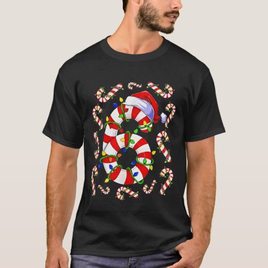 Fun Six Seven 6 7 Meme Design Couples Christmas Ca T-Shirt (Vorderseite)