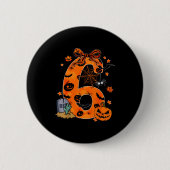 Fun Six Seven 6 7 Meme Design Couples Halloween  Button (Vorderseite)