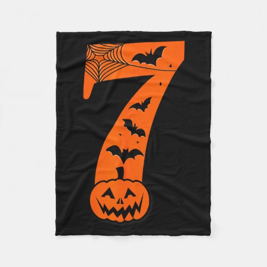 Fun Six Seven 6 7 Meme Design Couples Halloween  Fleecedecke (Vorderseite)