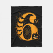 Fun Six Seven 6 7 Meme Design Couples Halloween Fleecedecke (Vorderseite)