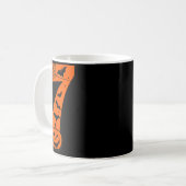 Fun Six Seven 6 7 Meme Design Couples Halloween Kaffeetasse (Vorderseite Links)