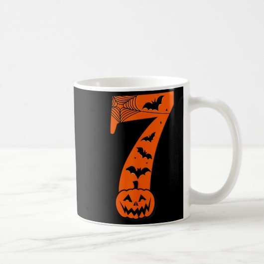 Fun Six Seven 6 7 Meme Design Couples Halloween Kaffeetasse (Rechts)