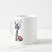 Fun Six Seven 6 7 Meme Design Couples Halloween Kaffeetasse (Vorderseite Links)